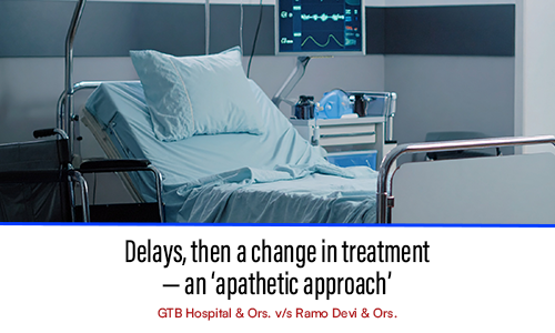 Delays, then a change in treatment — an ‘apathetic approach’ 